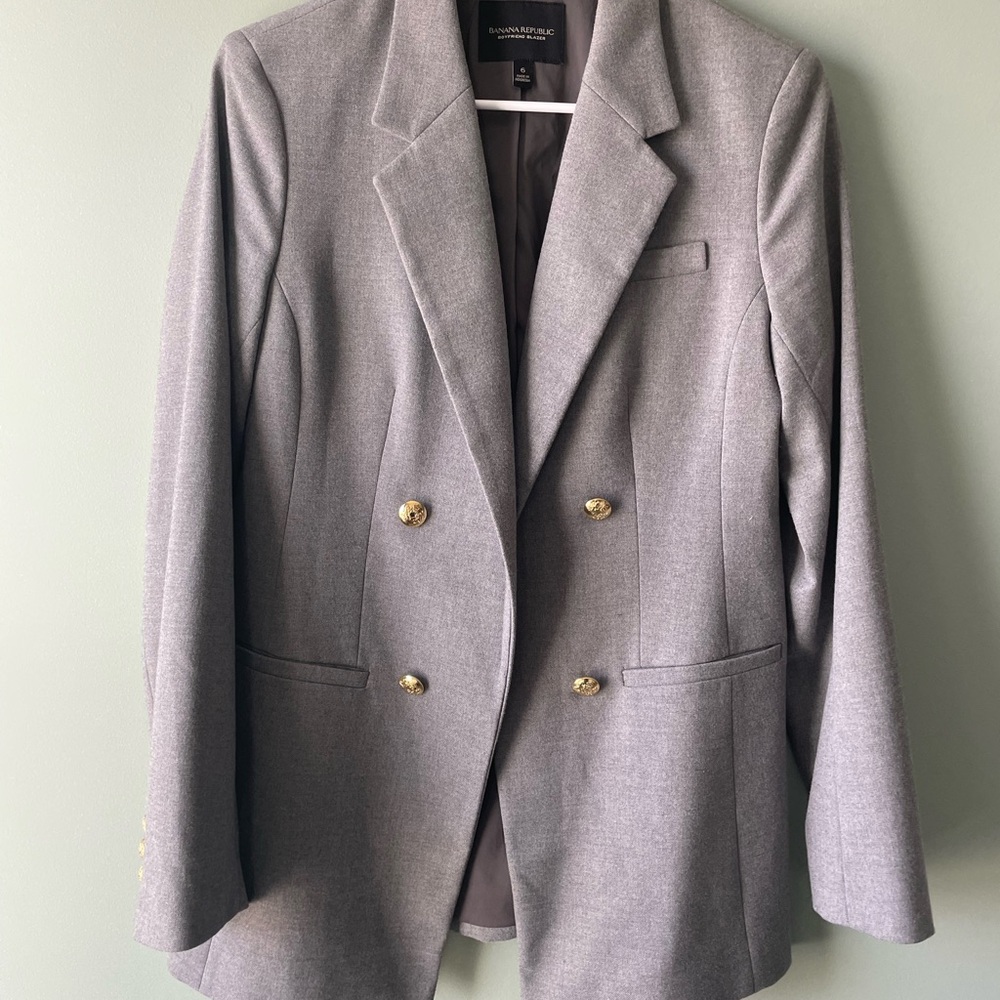Banana Republic grey blazer